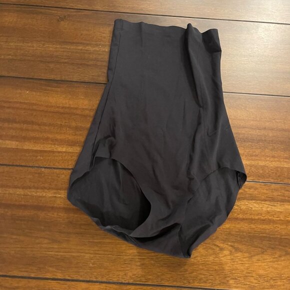 NWOT Wacoal Beyond Naked Cotton Shaping Hi-Waist Brief Style 808330 Black Small - Picture 2 of 12